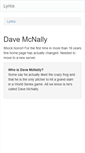 Mobile Screenshot of davemcnally.com